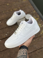 کتونی سایز بزرگ NIKE AIR FORCE سفید تمام