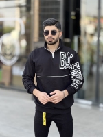 دورس سه نخ Balenciaga نیم زیپ مشکی