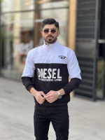 دورس سه نخ پنبه Diesel نیم زیپ مشکی