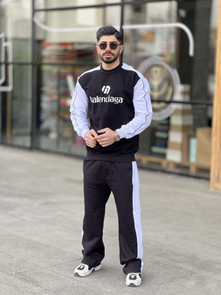 ست ضخیم Balenciaga دوتیکه مشکی