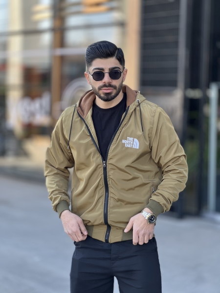 سویشرت ضدآب North Face زیتونی